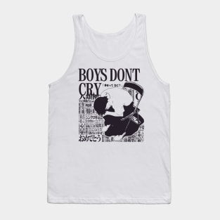 Neon Genesis Evangelion Shinji Ikari Boys Dont Cry Tank Top